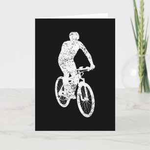 Mountain Bike MTB Bike Mountain Biker Retro Gift Kaart