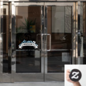 Mountain Bike Outdoor Adventure 3 - fietsenwinkel Raamsticker (Kantoordeur)