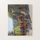 Mountain Bike Race Jigzaag Puzzle Legpuzzel (Verticaal)