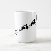 Mountain Bike Rendier kerstcyclus Koffiemok (Center)