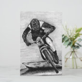 Mountain Bike Ride Briefpapier (Staand voorkant)