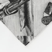 Mountain Bike Ride Fleece Deken (Hoek)