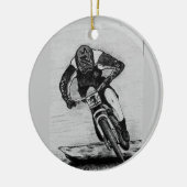 Mountain Bike Ride Keramisch Ornament (Links)