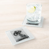 Mountain Bike Ride MTB Llandegla cup Glazen Onderzetter (Schuin)