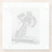 Mountain Bike Ride MTB Llandegla cup Glazen Onderzetter (Achterkant)