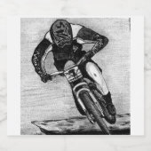 Mountain Bike Ride MTB Llandegla cup Likeurfles Etiket (Enkel label)