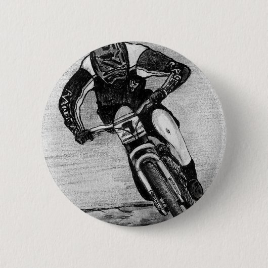 Mountain Bike Ride Ronde Button 5,7 Cm (Voorkant)
