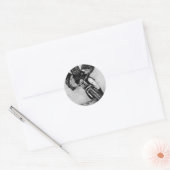 Mountain Bike Ride Ronde Sticker (Envelop)