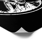 Mountain Bike Rider Downhill MTB Mountain Biker Bi Poster (Hoek)