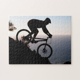 Mountain Bike Rider. Leeuwenkop, Kaapstad Legpuzzel
