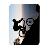 Mountain Bike Rider. Leeuwenkop, Kaapstad Magneet (Verticaal)