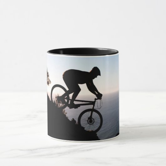 Mountain Bike Rider. Leeuwenkop, Kaapstad Mok (Midden)