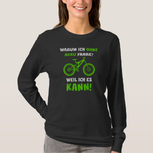 Mountain Bike Rider MTB zonder batterij Anti E Bik T-shirt