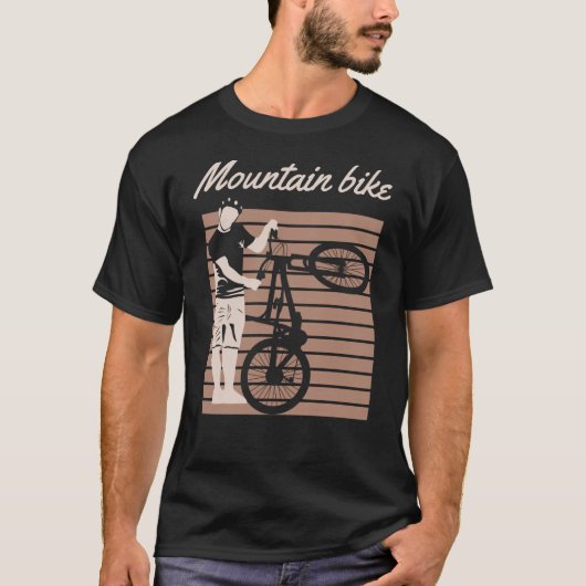Mountain Bike Rider T-shirt (Voorkant)