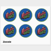 Mountain Bike Ronde Sticker (Vel)