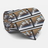 Mountain Bike Sequence Stropdas (Opgerold)