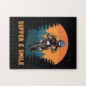 Mountain Bike Suffer en Smile Legpuzzel (Horizontaal)