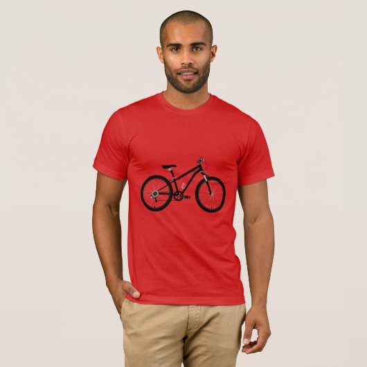 Mountain Bike Tee Shirt (Voorkant volledig)