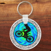 MOUNTAIN BIKE TRACKED SLEUTELHANGER (Voorkant)