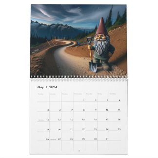Mountain Bike Trail Gnome Kalender