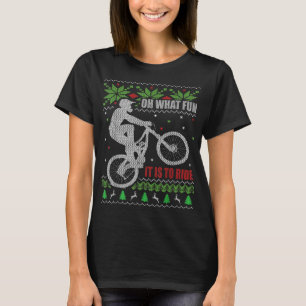 Mountain Bike Ugly kerstgebergte Biking T-shirt