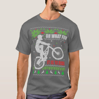 Mountain Bike Ugly Kerstmis T-shirt