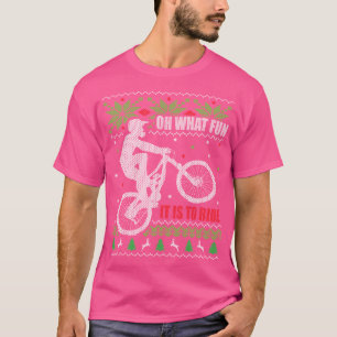 Mountain Bike Ugly Kerstmis T-shirt
