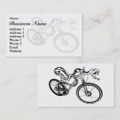 Mountain Bike verkoop of reparatie bedrijf bedrijf Visitekaartje (Voorkant / Achterkant)