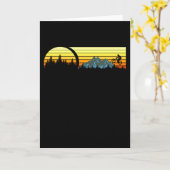 MOUNTAIN BIKE VINTAGE Mountainbiker Freestyle Kaart (Gele Bloem)