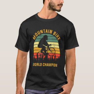 Mountain Bike World Champion  Retro T-shirt
