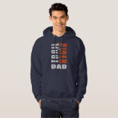 Mountain Biker Dad Custom Family Cyclist Hoodie (Voorkant volledig)