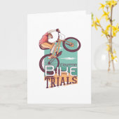 Mountain Biker Kaart (Gele Bloem)