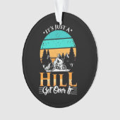 Mountain Biker krijgt over Hill Ornament (voorkant)