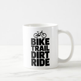 Mountain Biker Silhouette Adventure Design Koffiemok