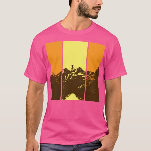 Mountain Biker T-shirt (Voorkant)