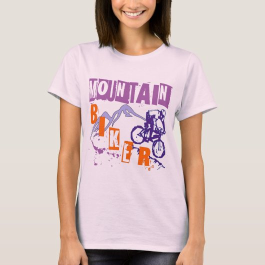 Mountain Biker T-shirt (Voorkant)