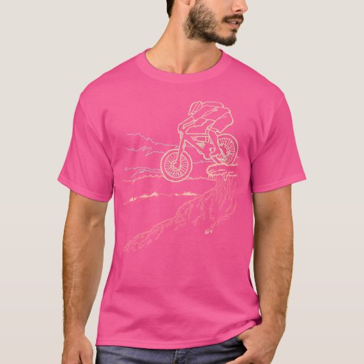 Mountain Biker T-shirt (Voorkant)
