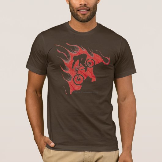Mountain Biker T-Shirt (Voorkant)