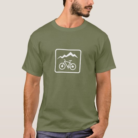 Mountain Biker T-shirt (Voorkant)