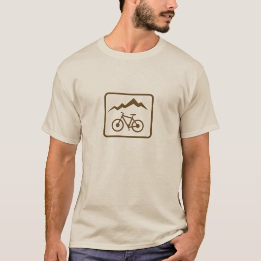 Mountain Biker T-shirt (Voorkant)