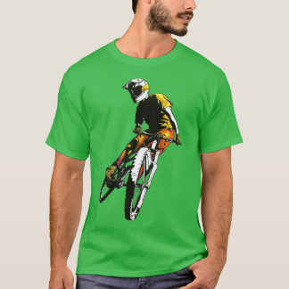 Mountain Biker v T-shirt
