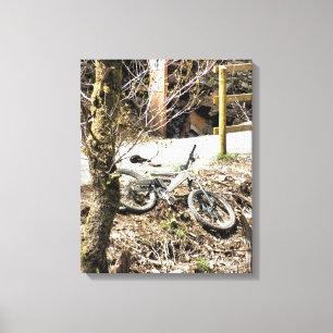 MOUNTAIN BIKES CANVAS AFDRUK