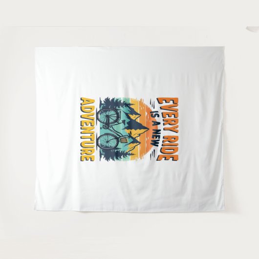 Mountain Biking Adventure Wandkleed (Voorkant (horizontaal))