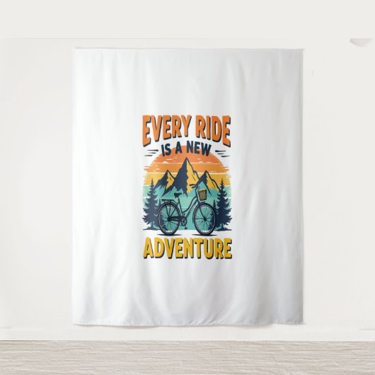 Mountain Biking Adventure Wandkleed (Voorkant)