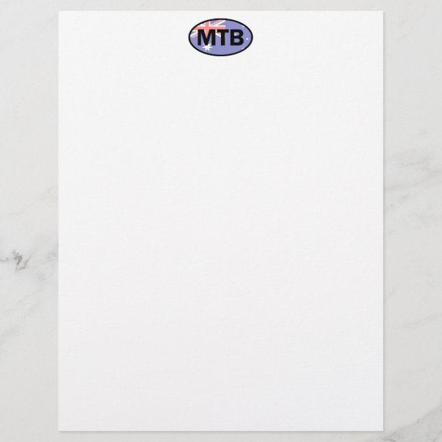 Mountain Biking Australia Flag (Voorkant)