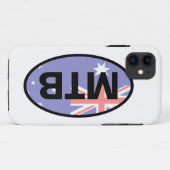 Mountain Biking Australia Flag Case-Mate iPhone Case (Achterkant (horizontaal))