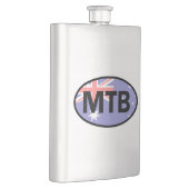 Mountain Biking Australia Flag Flacon (Rechts)