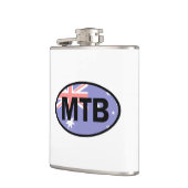 Mountain Biking Australia Flag Heupfles (Links)