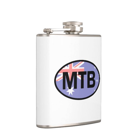 Mountain Biking Australia Flag Heupfles (Rechts)