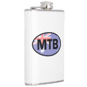 Mountain Biking Australia Flag Heupfles (Rechts)